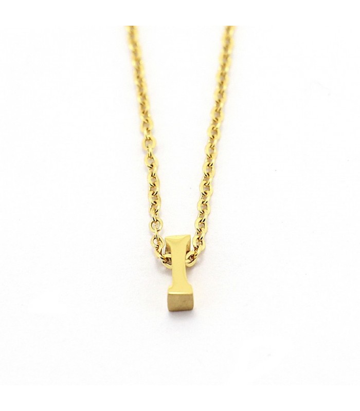 COLLAR LETRAS ACERO COA132