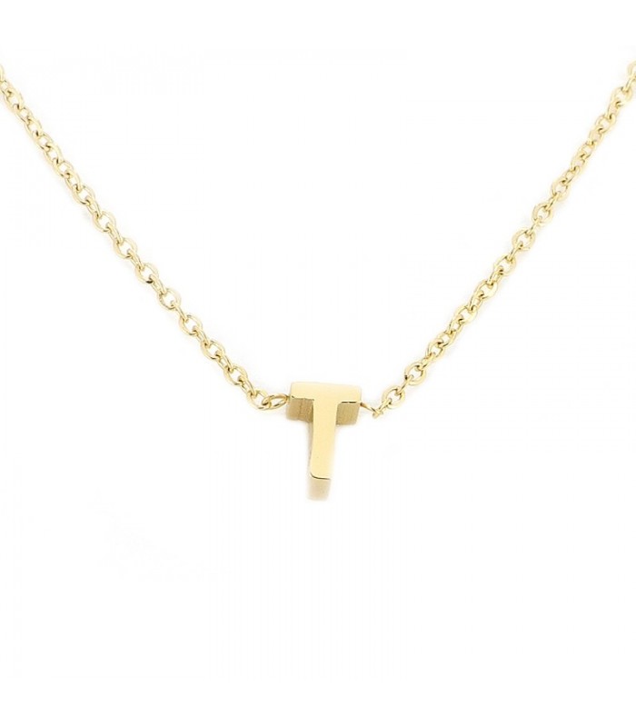 COLLAR LETRAS ACERO COA132