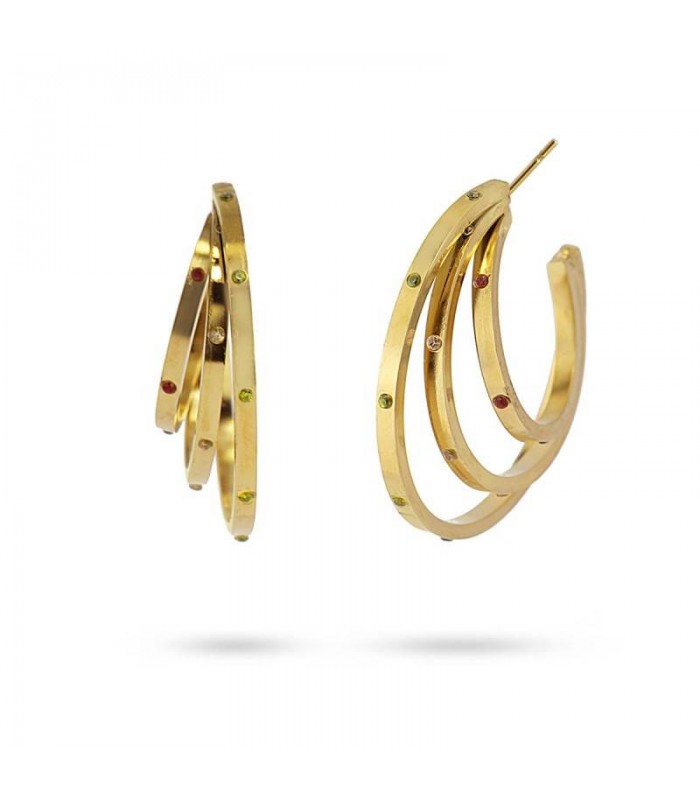 PENDIENTES ACERO 30MM BPE914