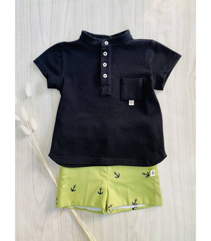 CONJ.NIÑO POLO+PANTALON PILAR BATANERO