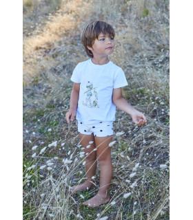 CAMISETA+BOXER LICRA ESTRELLA FUGAZ