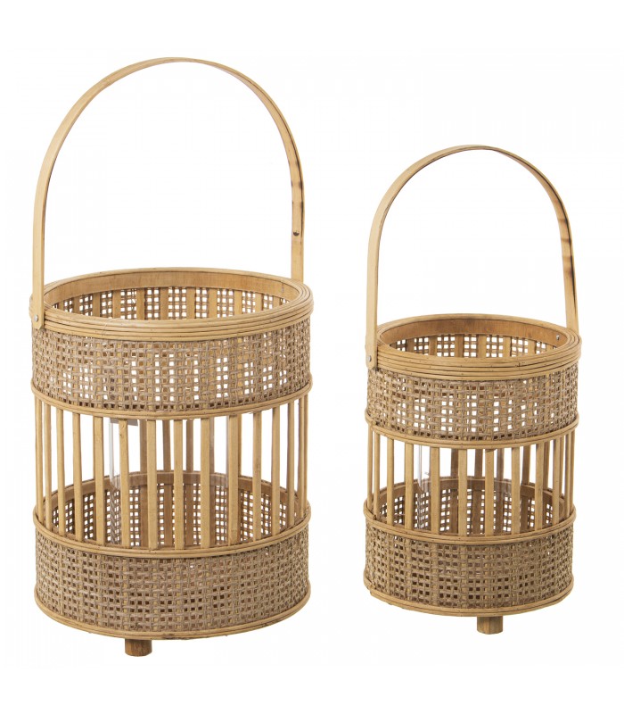 SET/2 FAROLES BAMBU 76129