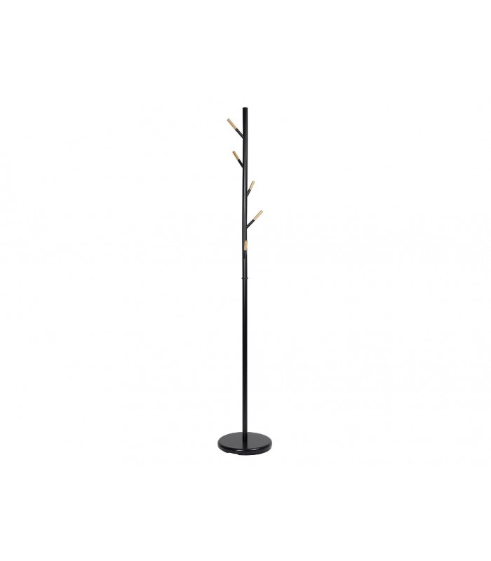 PERCHERO MET/MAD NEGRO 175CM AX12249